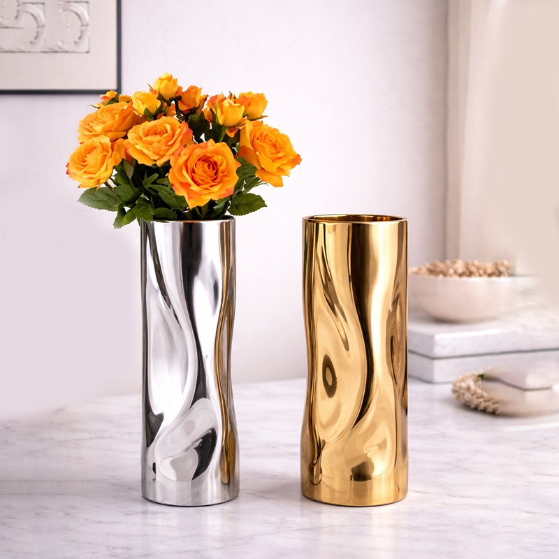 VAZO DEKORUESE G3-40 GOLD K171  11x27cm
