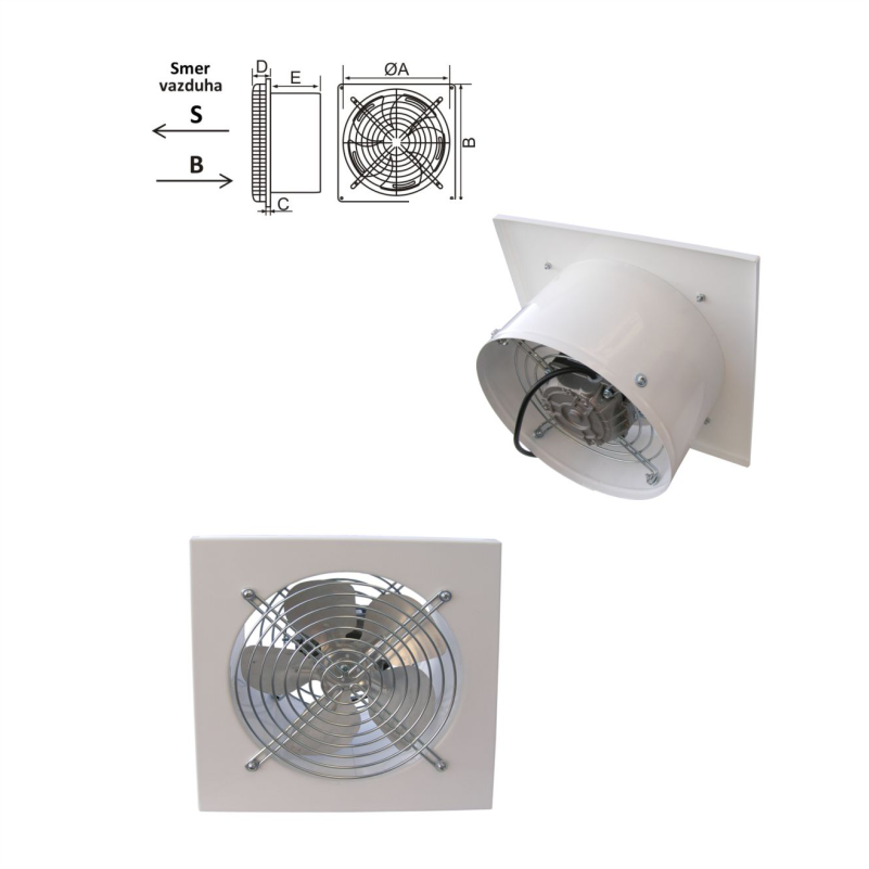 VENTILLATOR MURI FI300 110W MF300Z-34B 414007