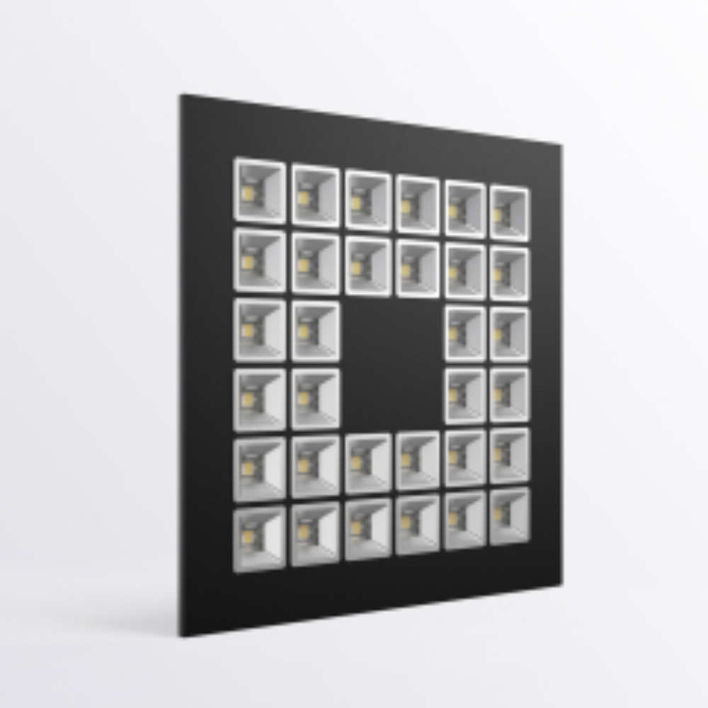 LED PANEL UGR32-595-60W 175-265V BLACK 6500K 595*595 MR