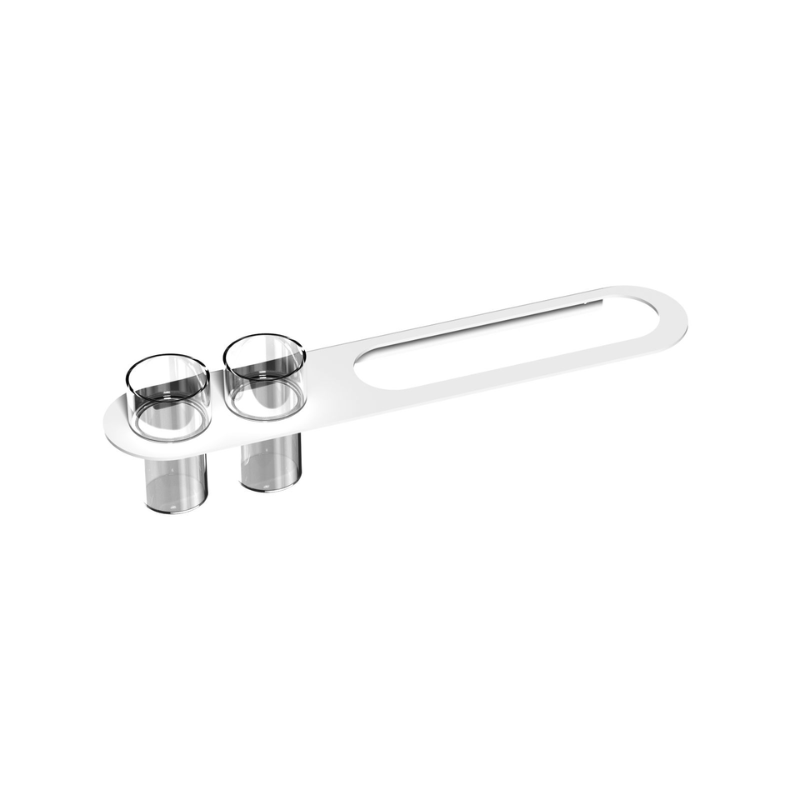 RAFT PER PESHQIR + GOTA PER BRUSHA GRACE CHROME 811187D-A01 3/1