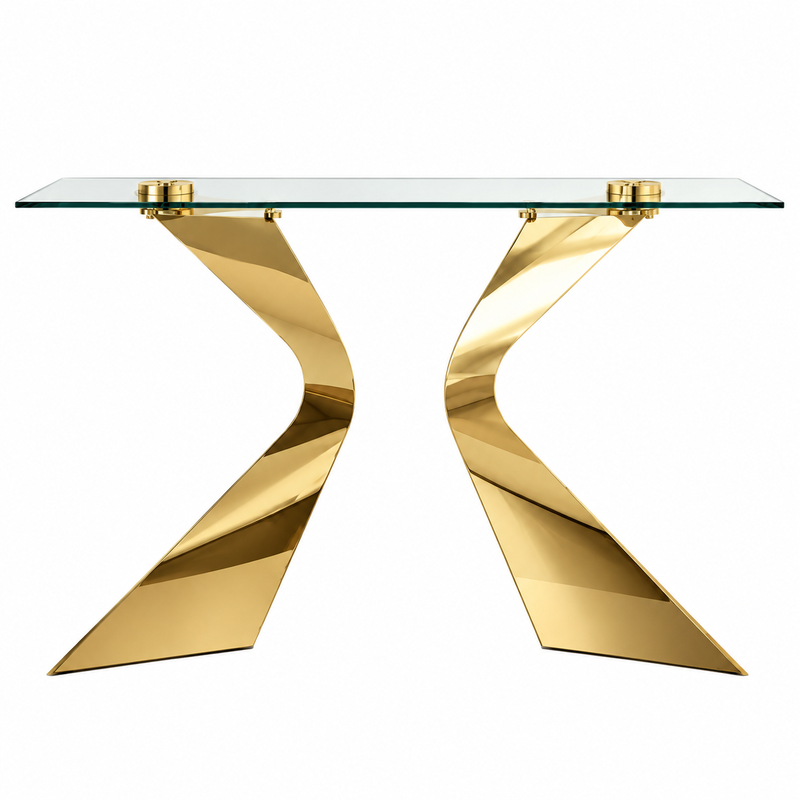 KOMOD XHAM+GOLD 140*40*80 PER KORIDORE