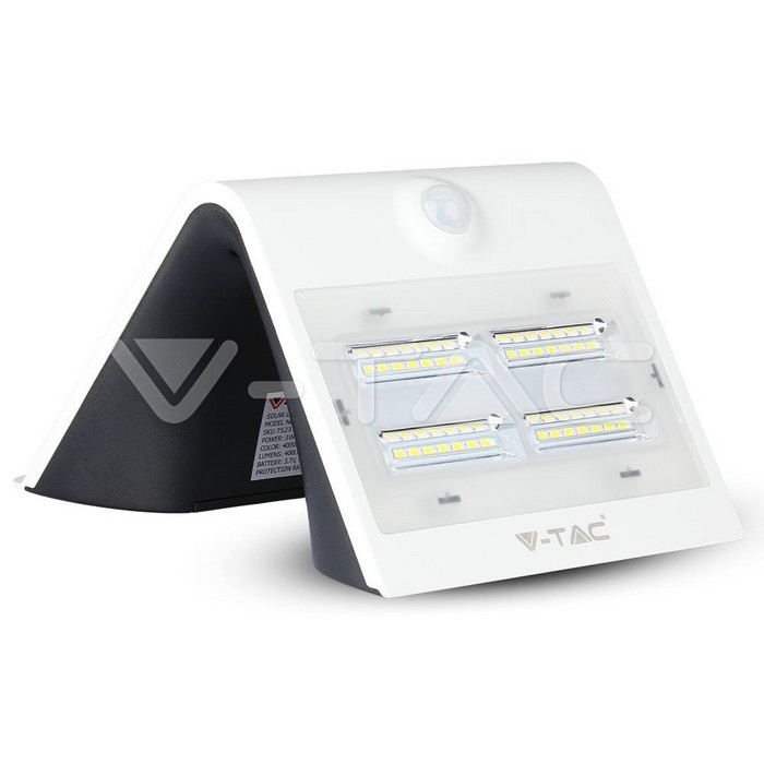 DRITE MURI SOLARE V-TAC 3W BK+WH  4000K+3000K 7523