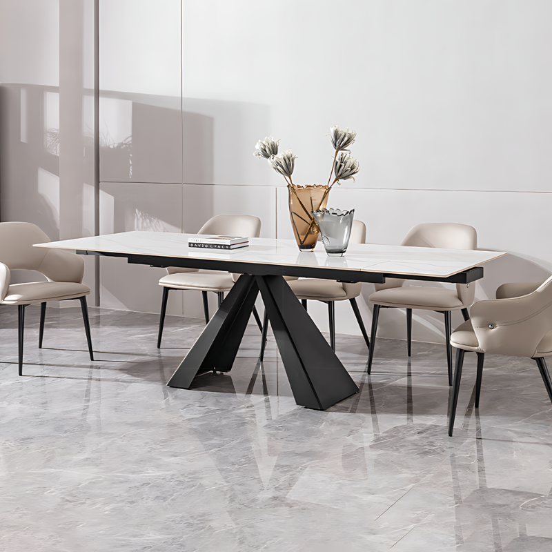 TAVOLINE KUZHINE ME HAPJE 160-240X90X76CM