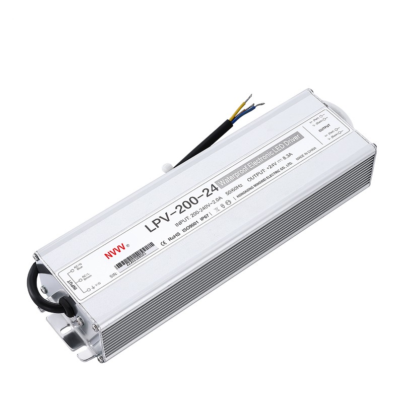 TRAFO PER LED SHIRIT 200W 24V 8.33A IP68 DM-200-24V