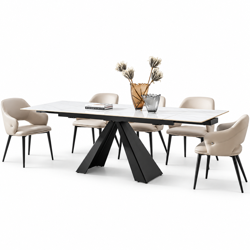 TAVOLINE KUZHINE ME HAPJE 160-240X90X76CM