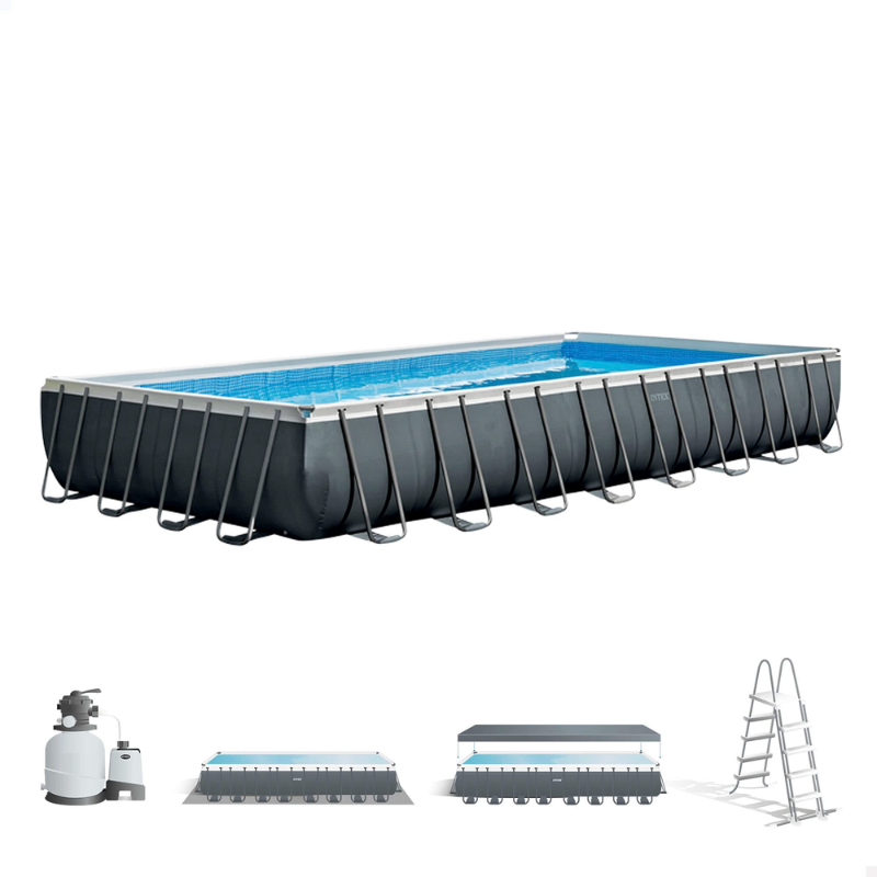 PISHINE 26374NP ULTRA XTRTM RECTANGULAR POOL SET AGES 6+ 9.75Mx4.88x1.32M 111-551 2/1