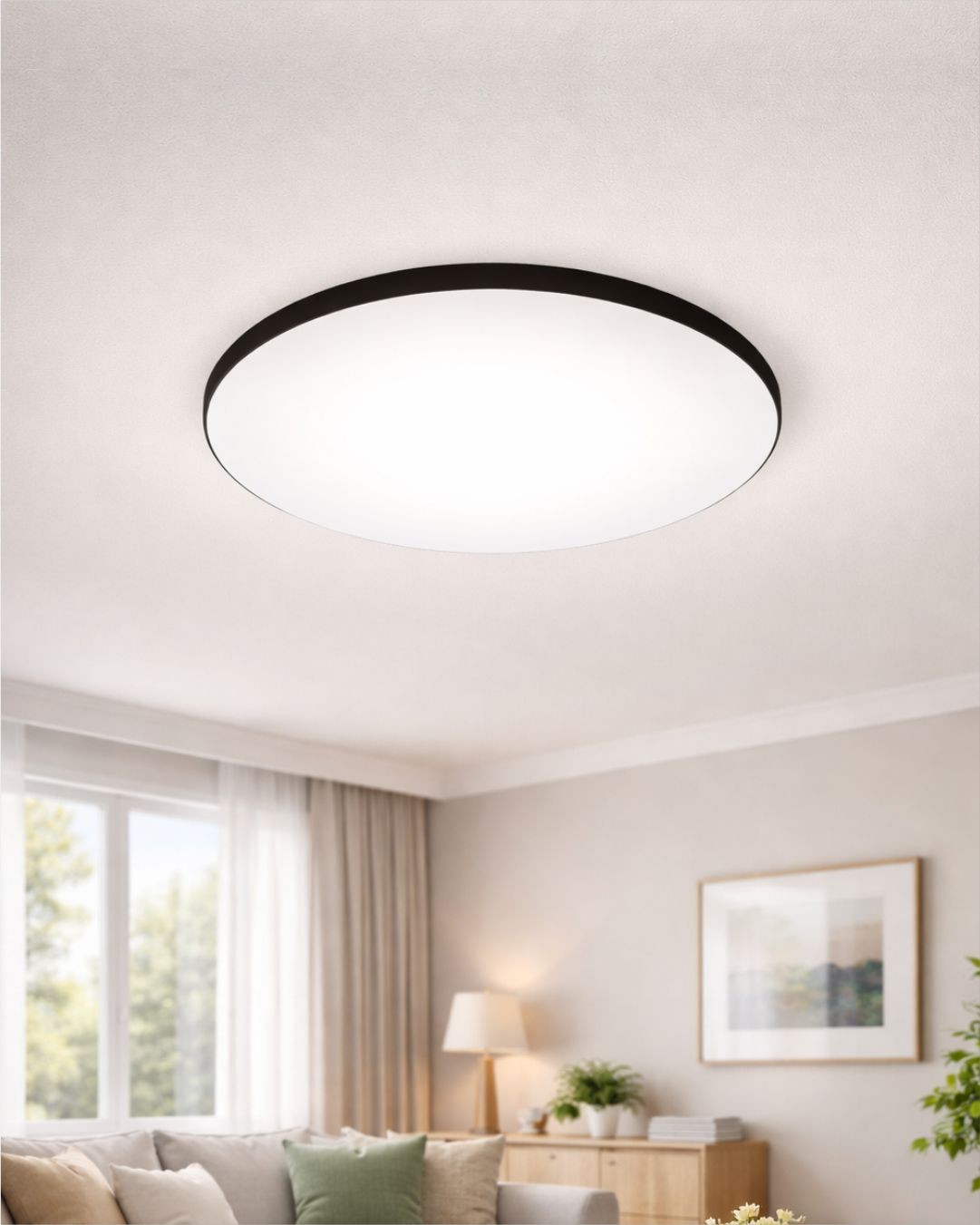 LED PLAFONJERKA BLACK 40W 3 COLOUR