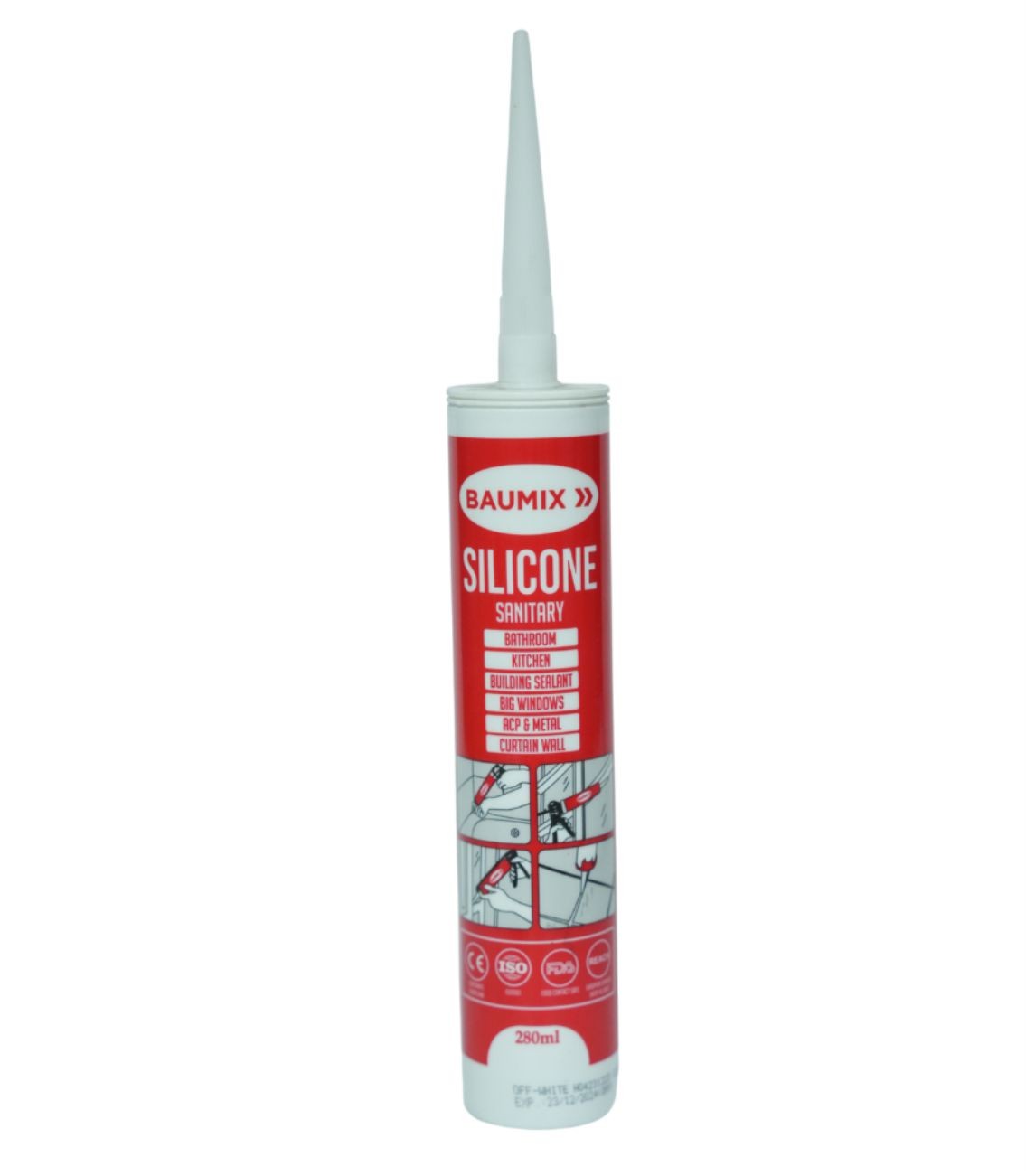 SELIKON BAUMIX SANITAR 880 NCS 280ml TRANSPARENT