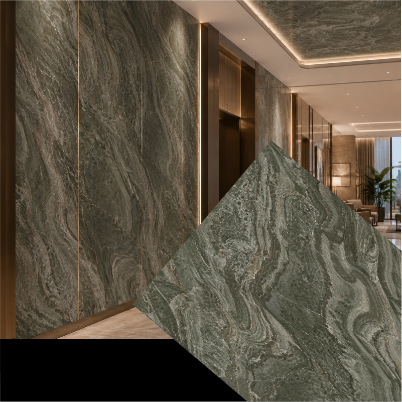 PANEL UV 1.22*2.80M*3MM GREEN MATT 8024-4