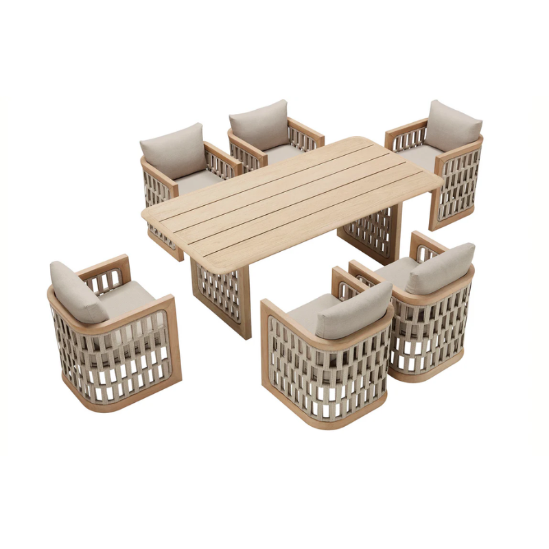 SET RIVA HIGOLD TAVOLINE + 6 KARRIGE