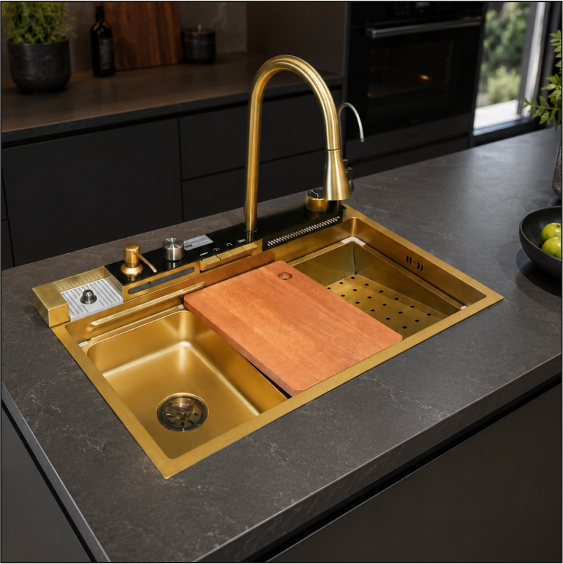 LAVAMAN PER KUZHINE ME FUNKSIONE GOLD 75*46 2/1