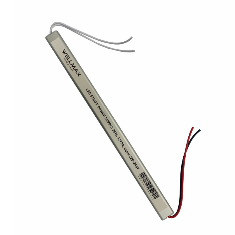 TRAFO WELLMAX SLIM 36W 12V 3A
