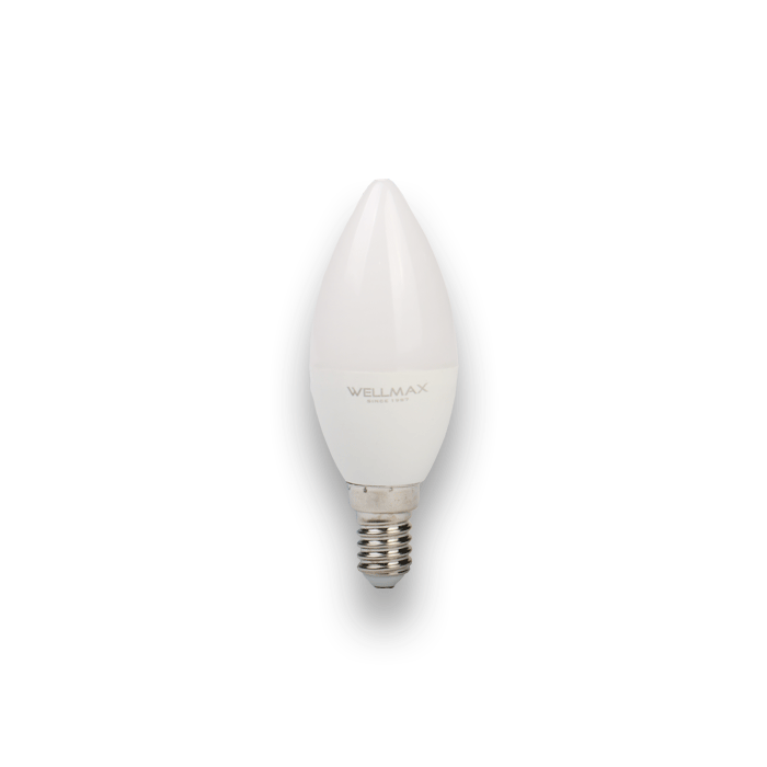POQ WELLMAX C37 E14 5W 450lm  6500K 220V