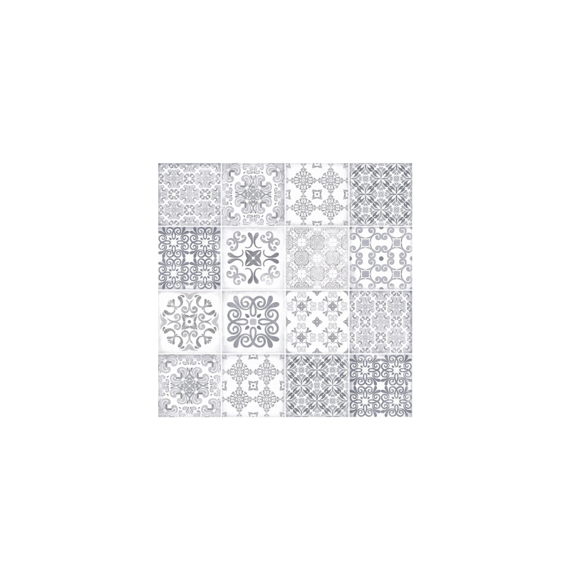 PATINE GREY DECORADO 15*15 -1m2