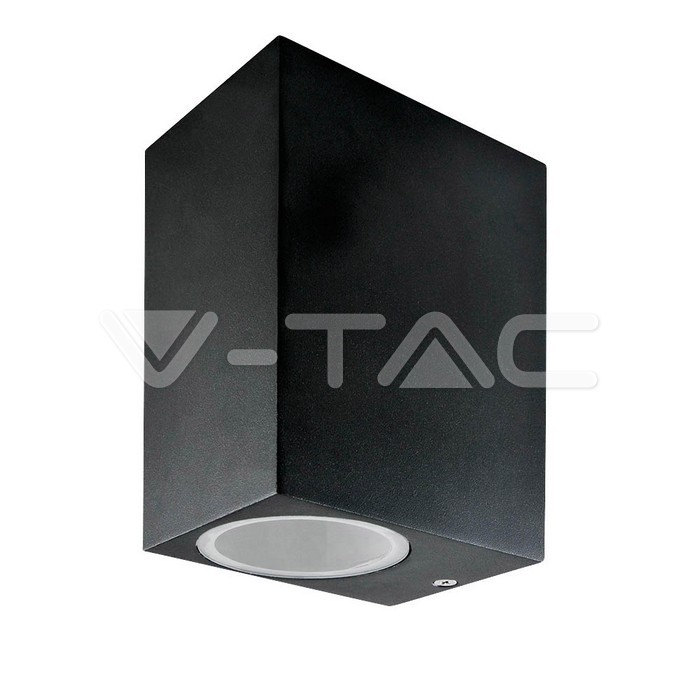 DRITE MURI V-TAC 2XGU10 IP44 BK 7511