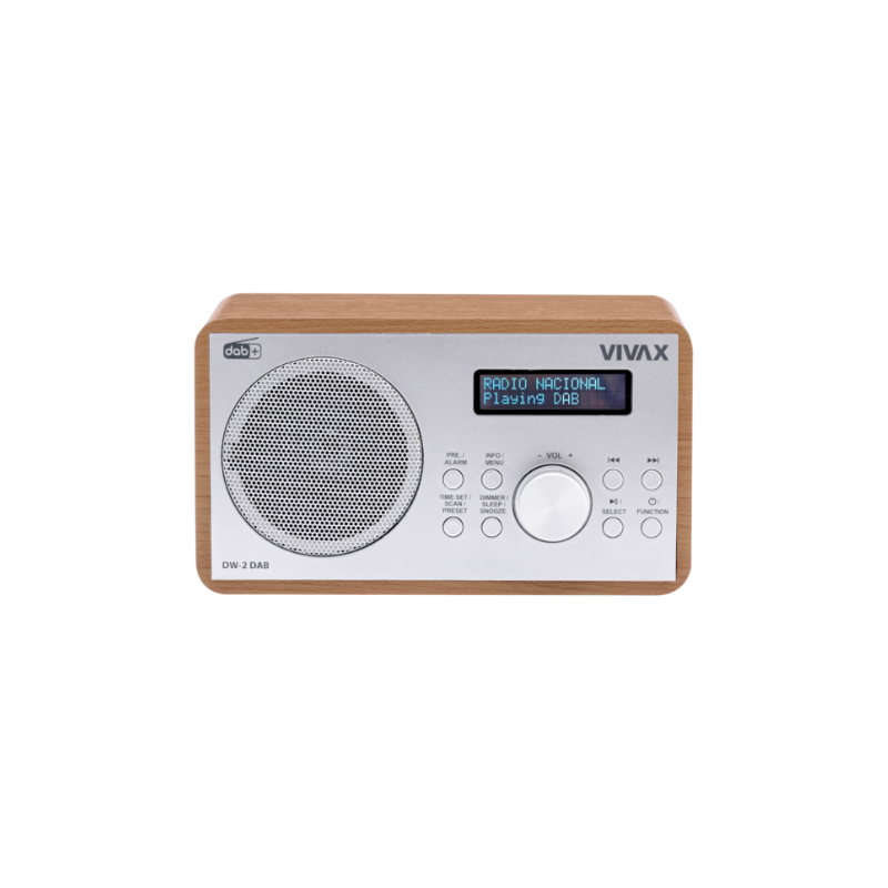 VIVAX VOX RADIO DW-2 DAB BROWN