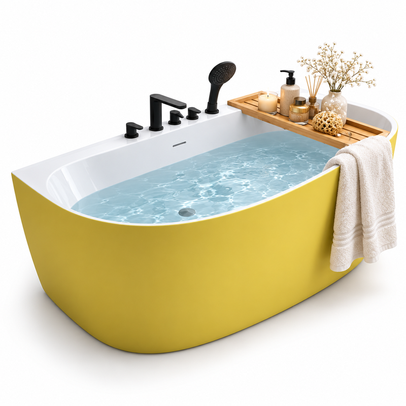 VASKA RITZ 1600X780 L YELLOW 138678  60kg + BATERIA