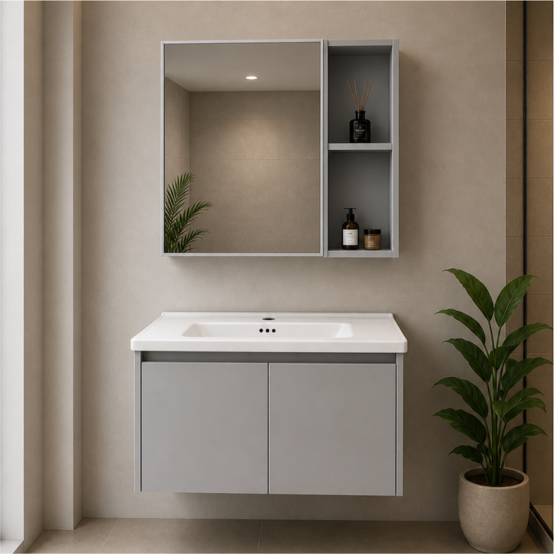 KOMODE HF 60CM LIGHT GREY