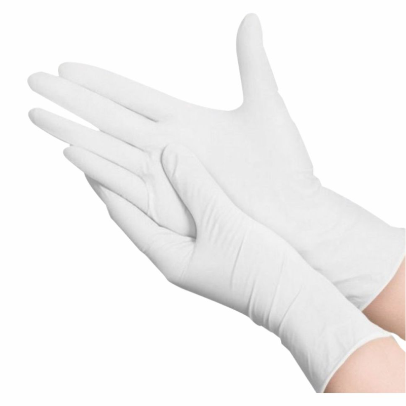 DOREZA NITRILE (100) TE BARDHA AG55-16