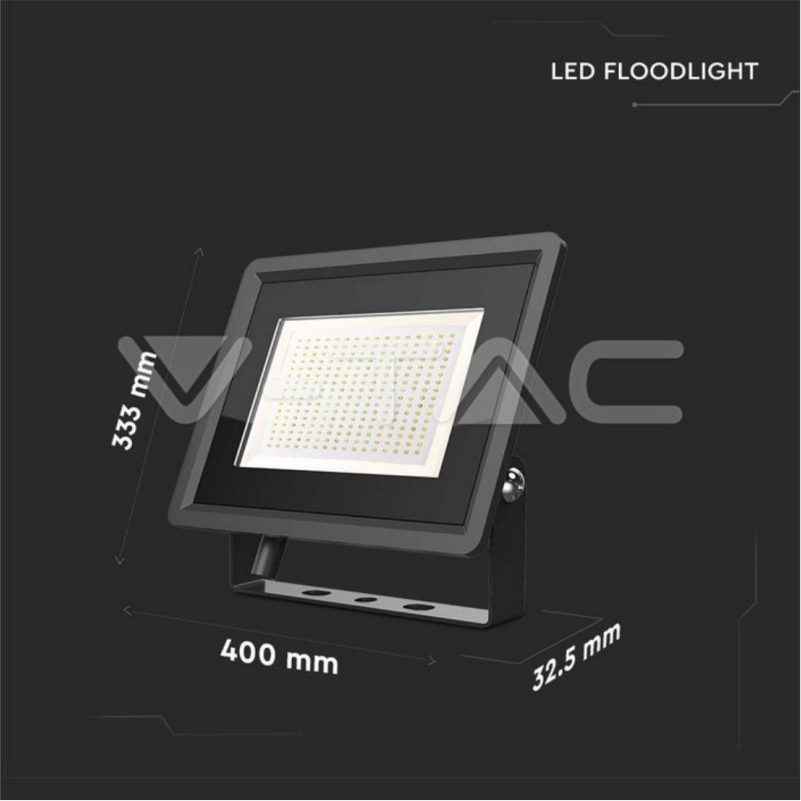 REFLEKTOR V-TAC 200W F 6400K BK 6734