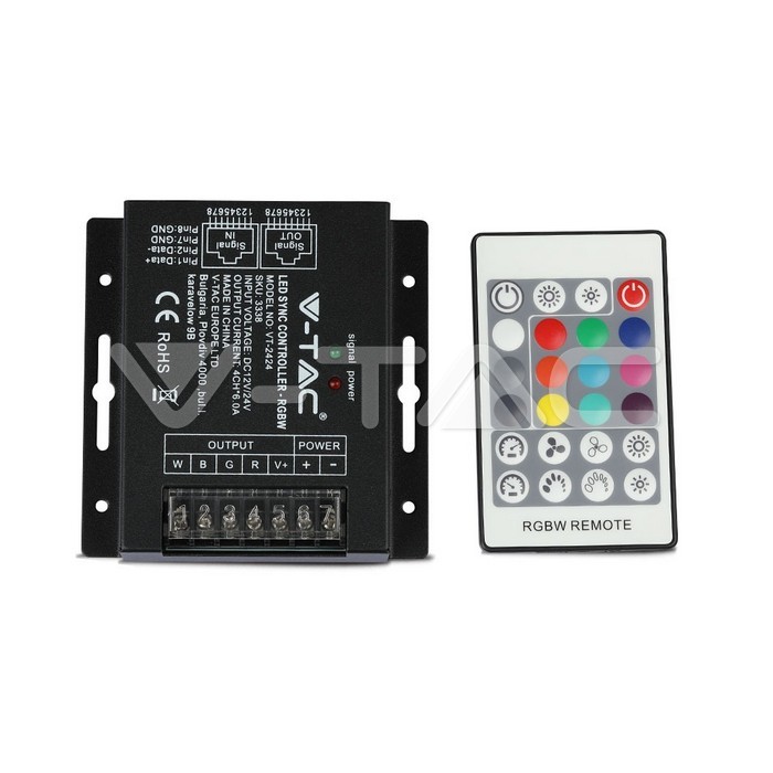 KONTROLLER V-TAC RGB ME DIMMER 24B RF 3338