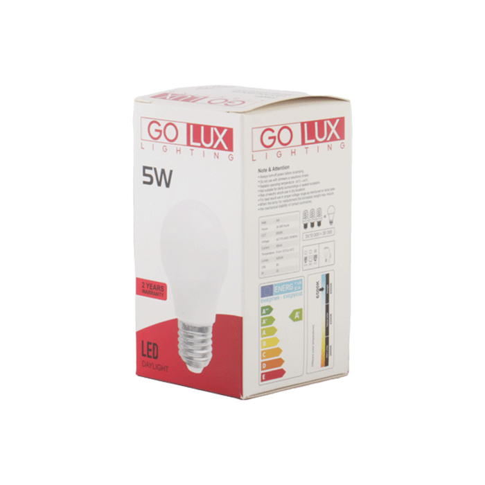 LED POQ GOLUX 5W E27 6500K A60