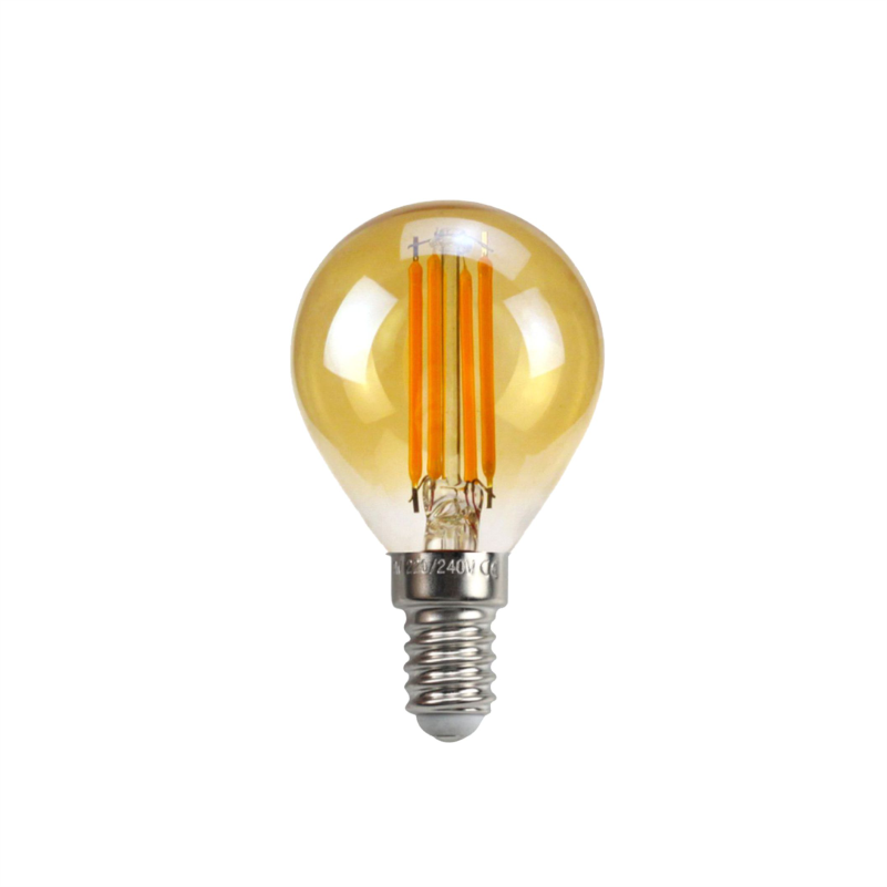 POQ ONE PLUS ME FILAMENT4W G45 4000K E14 AMBER