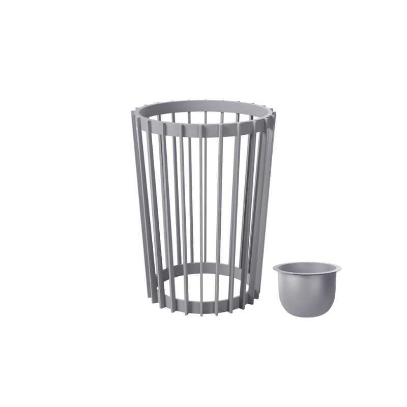 VAZO PLANT 2/1 40CM PLATINUM 5370-040
