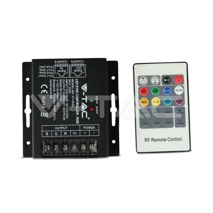 KONTROLLER V-TAC RGB MEDIGITRON 20B RF 3339