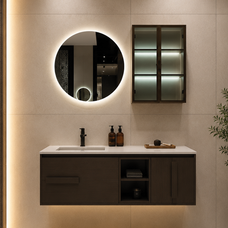 KOMODE KL5032-120CM DARK BROWN 2/1