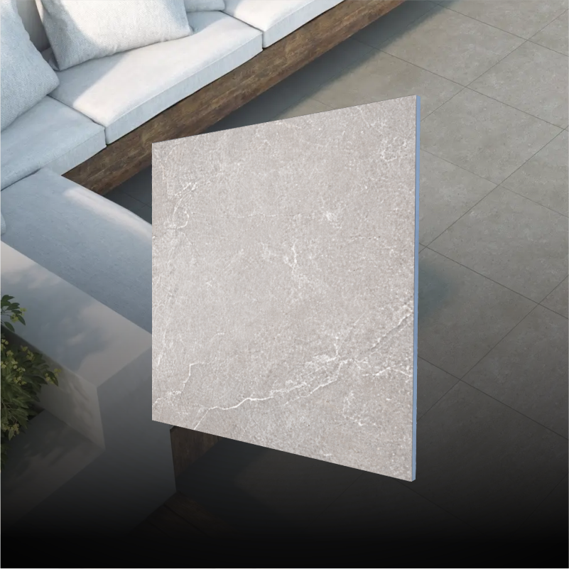 M.C. INOUT PLUS TEMIS GRIS MT 60X60 RECT. (20MM) COM