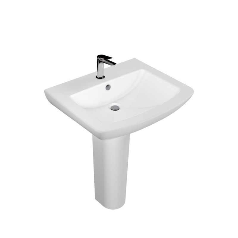 LAVABO ME SHTYLLE TURAVIT PLAZA 60cm PLZ 1701+1705