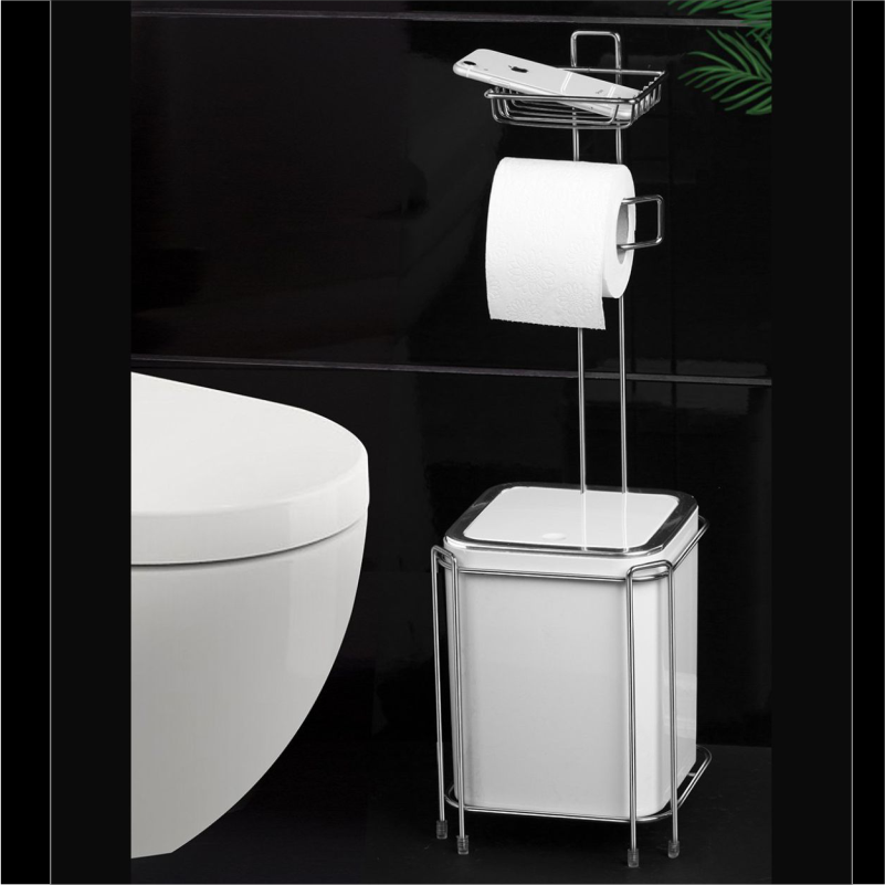SHPORT PER MBETURINA + MBAJTESE LETRE AKB-822B WHITE - CHROME K.