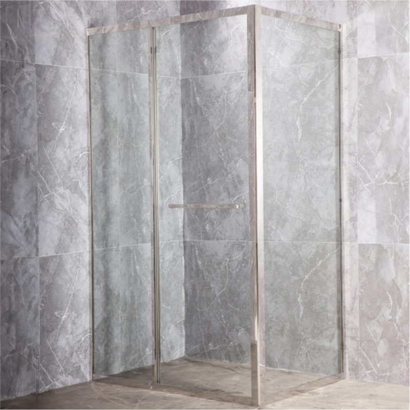 KABINE GRACE 120*90*200cm/10mm 999C SHINY SILVER