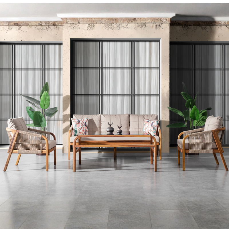 SET ULSE KOPSHTI PER NGRENJE EVORA PLUS 3+1+1+TAVOLINA