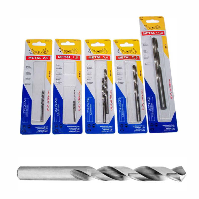 BURGI METALI 2.5MM 2COPE CON-M/02,5