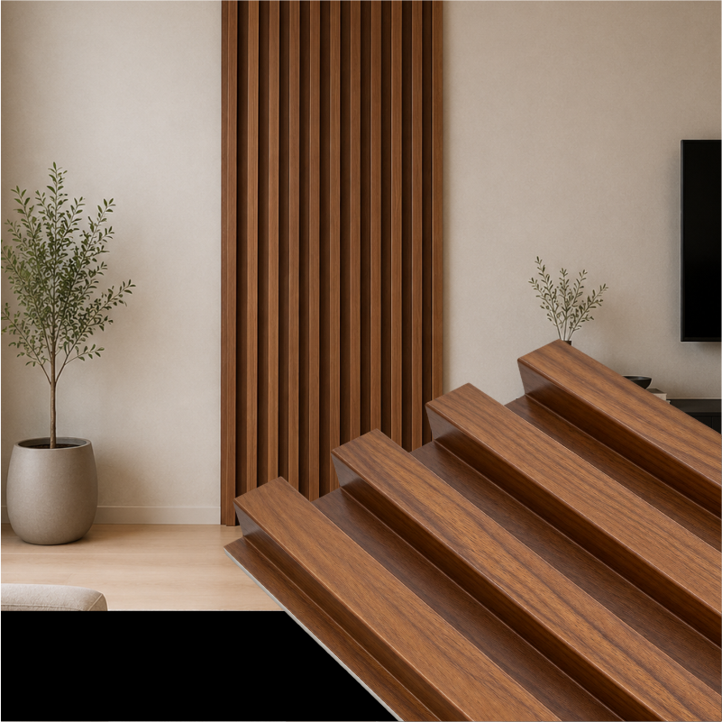 PANEL MURI 168*24*2900MM ARRE (WALLNUT) PM037