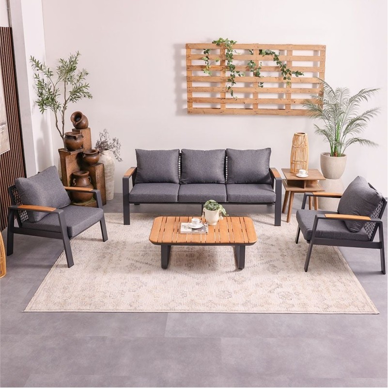 SET KOPSHTI MYDS2522-2 3+1+1+TAVOLINE 189X68X36CM 2/1