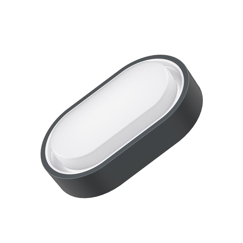 PLLAFONJERKE OVALE LP-DL20MF01-TB 6500K BK 20W IP65