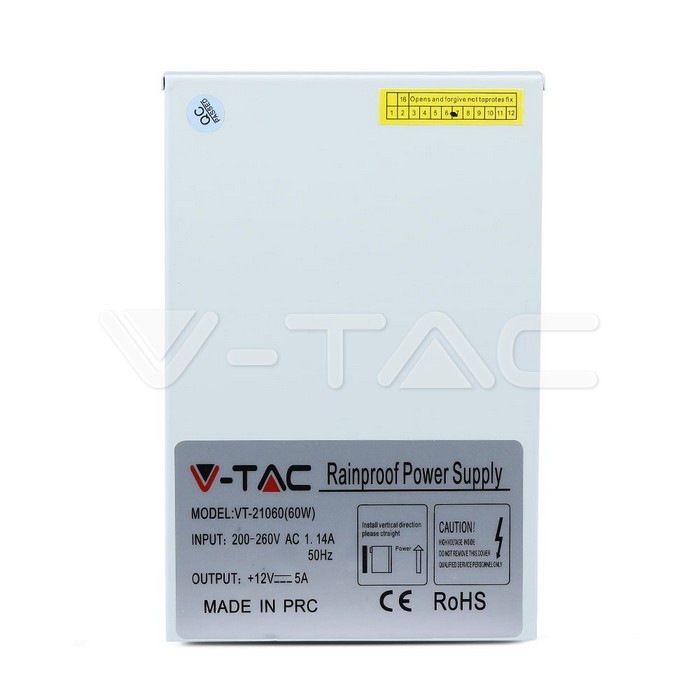 LED TRAFO V-TAC 60W 12V IP45 3070
