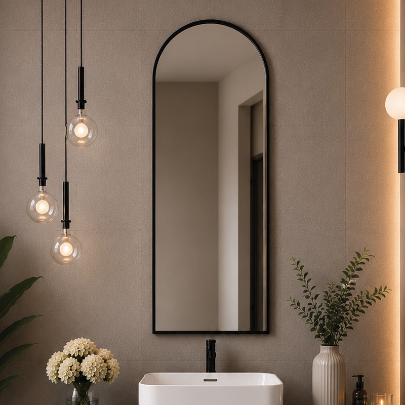 PASQYRE EDLUX ME LED 75*160 CM BLACK M9064-160B