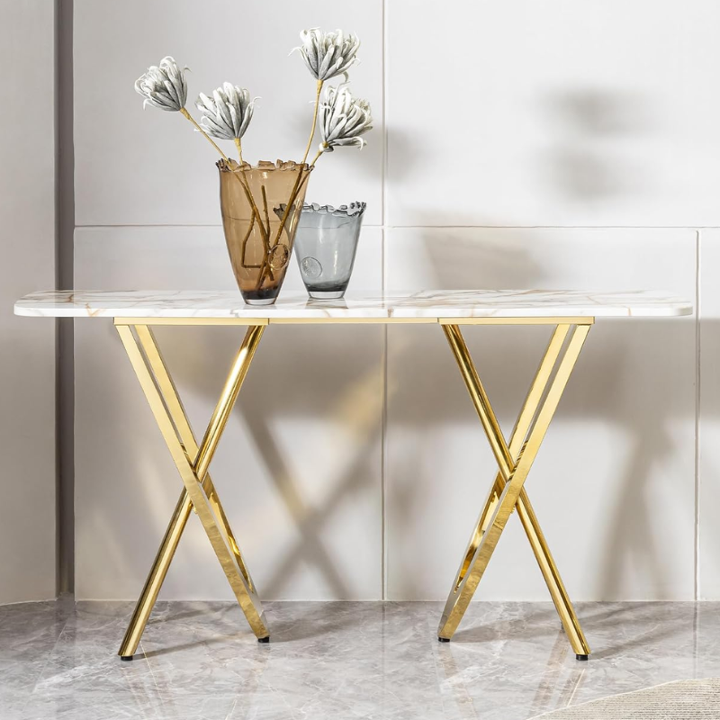 TAVOLINE MURI CONSOLE 2183 160X40X85CM GOLD