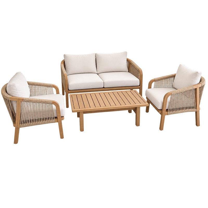 GARDEN SET RIMINI SOFA DTB213311AB-DTT202254 2+1+1+TABLE