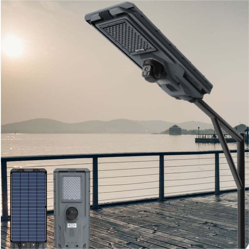LED REFLEKTOR SOLAR ME KAMER MJ-SSTH800C 800W