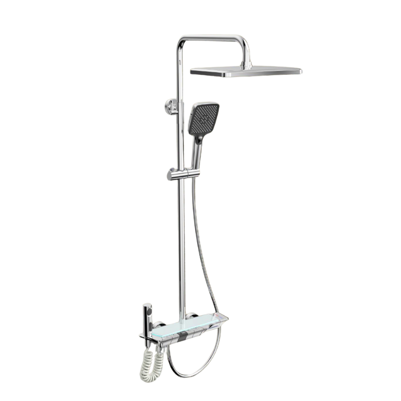 BI-MBAJTES TUSHI + BATERI ME TERMOSTAT ADELL CV8021-4SV CHROME
